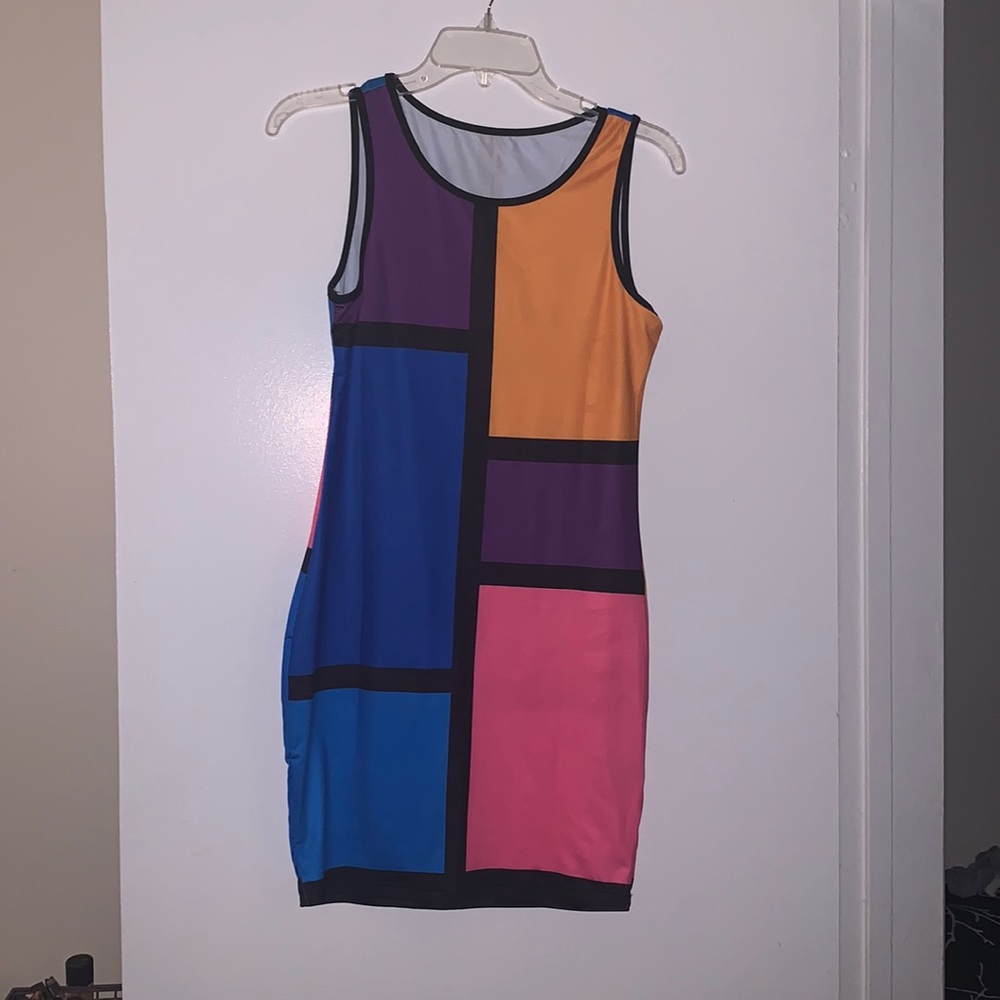 Color block dress